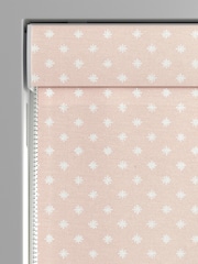 Laura Ashley Pink Louise Star Made to Measure Roman 100% Cotton Blinds - Image 3 of 5
