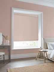 Laura Ashley Pink Louise Star Made to Measure Roman 100% Cotton Blinds - Image 5 of 5