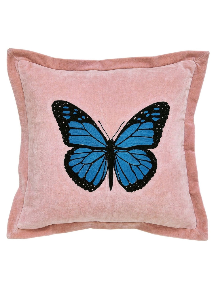 Ted Baker Pink Butterfly Cushion - Image 4 of 4