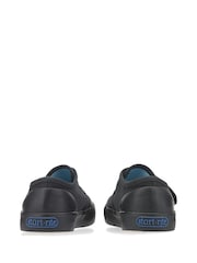 Start-Rite Skip Rip-Tape Black School P E Plimsoles F Fit - Image 2 of 6