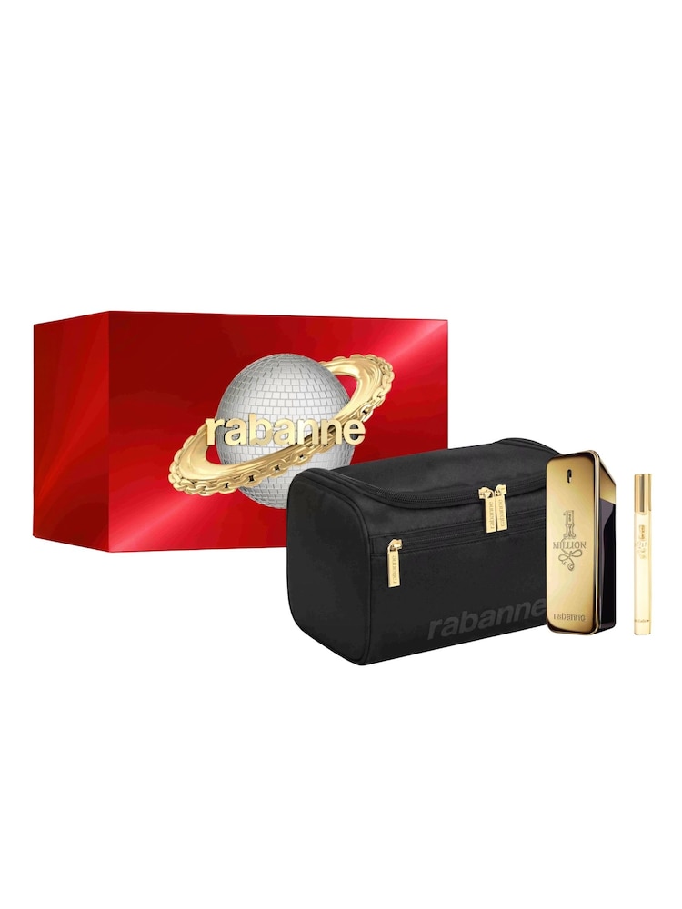 Rabanne 1 Million Eau de Toilette 100ml Gift Set - Image 1 of 2 Rabanne 1 Million Eau de Toilette 100ml Gift Set - Image 1 of 2