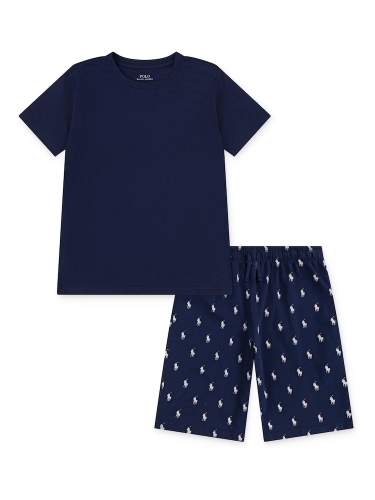 Polo Ralph Lauren Blue Sleep Set - Image 1 of 3 Polo Ralph Lauren Blue Sleep Set - Image 1 of 3