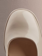 Clarks Natural Patent Zoya85 Court Shoes - Image 3 of 9