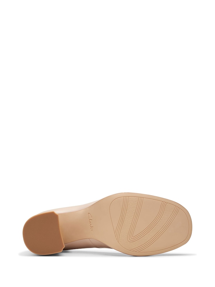 Clarks Natural Patent Zoya85 Court Shoes - Image 9 of 9