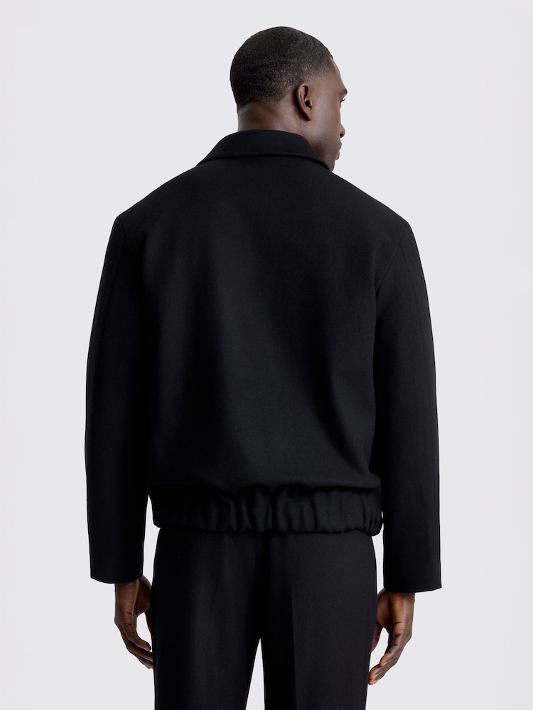 MOSS Black Blouson Jacket - Image 2 of 4 MOSS Black Blouson Jacket - Image 2 of 4
