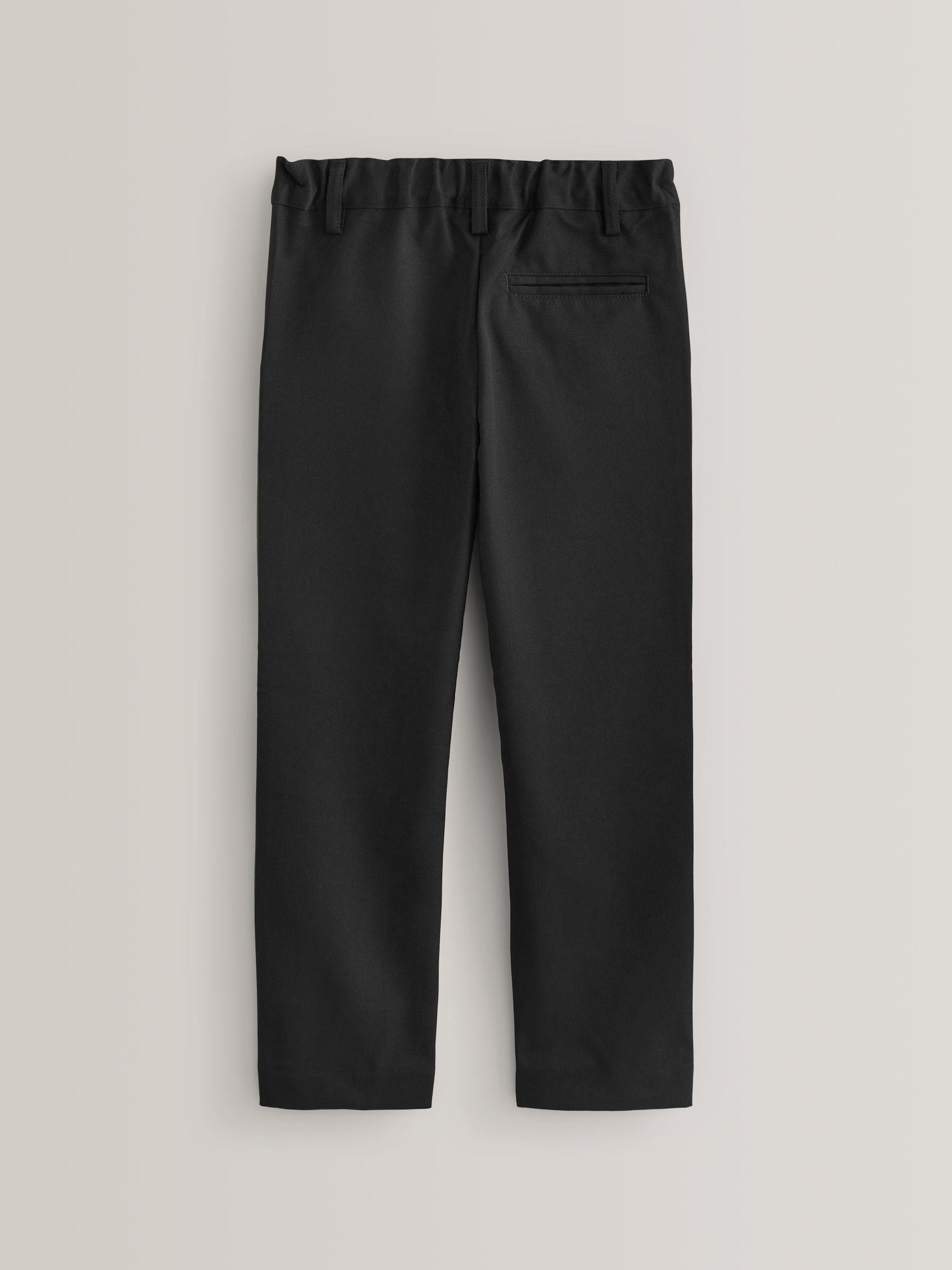 Buy Black Regular Waist Pull On Standard Trousers (3-17yrs Buy Black Regular Waist Pull On Standard Trousers (3-17yrs