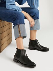 Jones Bootmaker Khloe Goodyear Welted Leather Ladies Chelsea Boots - Image 1 of 1