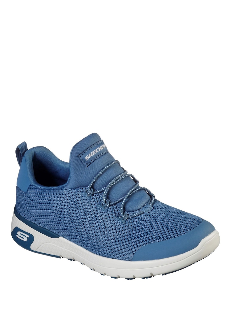 Skechers Blue Marsing Waiola SR Trainers - Image 2 of 3 Skechers Blue Marsing Waiola SR Trainers - Image 2 of 3