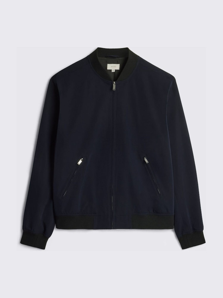 MOSS Blue Bomber Jacket - Image 5 of 5