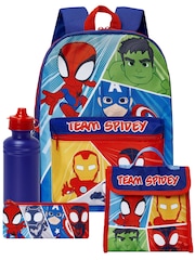 Character Blue Marvel Spidey And His Amazing Friends Bags 4 Piece Set - Image 1 of 10