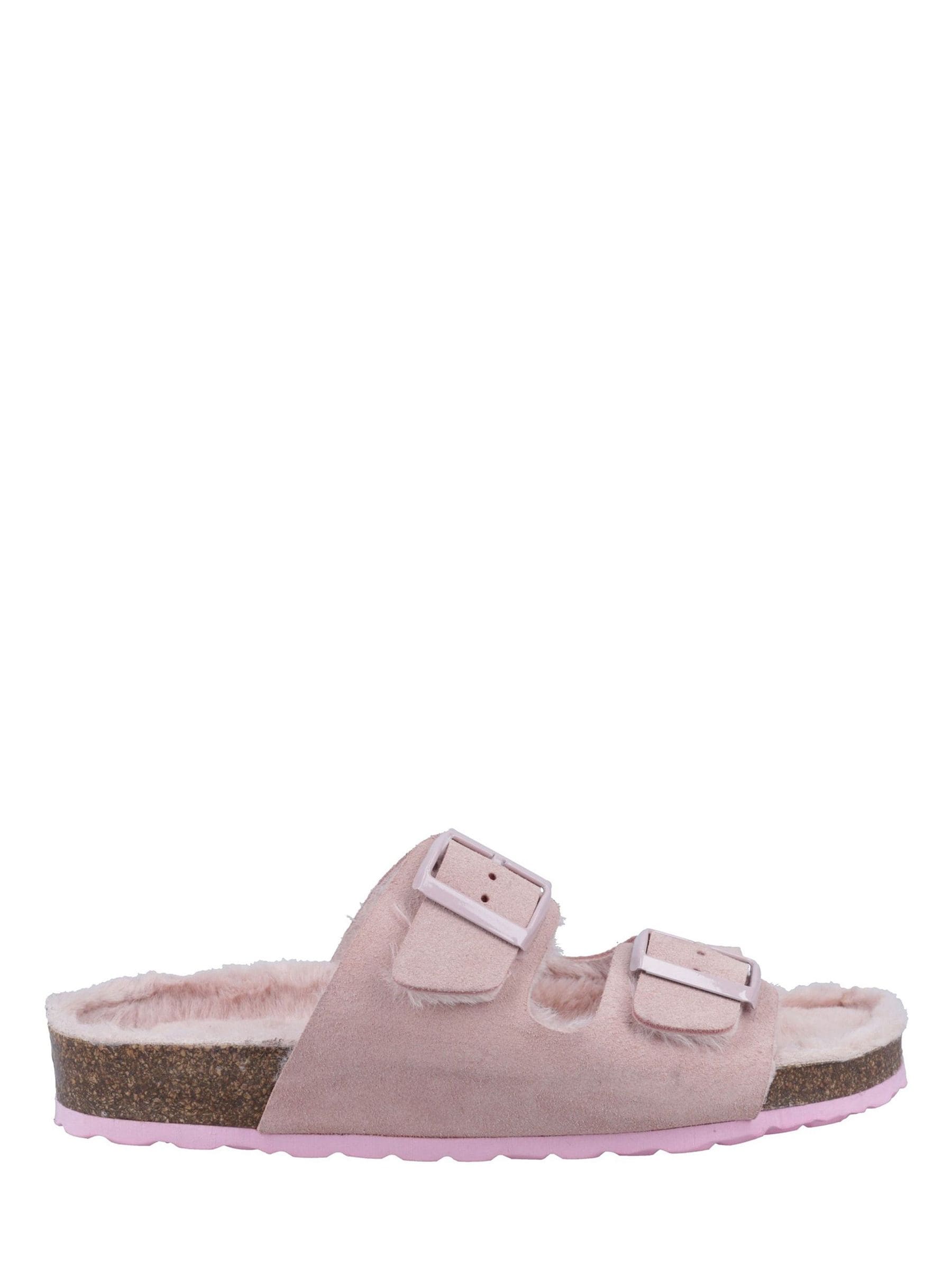Hush Puppies Jessie Women's Leather Mule Sandals in Blush Pink UK 6 - Image 4