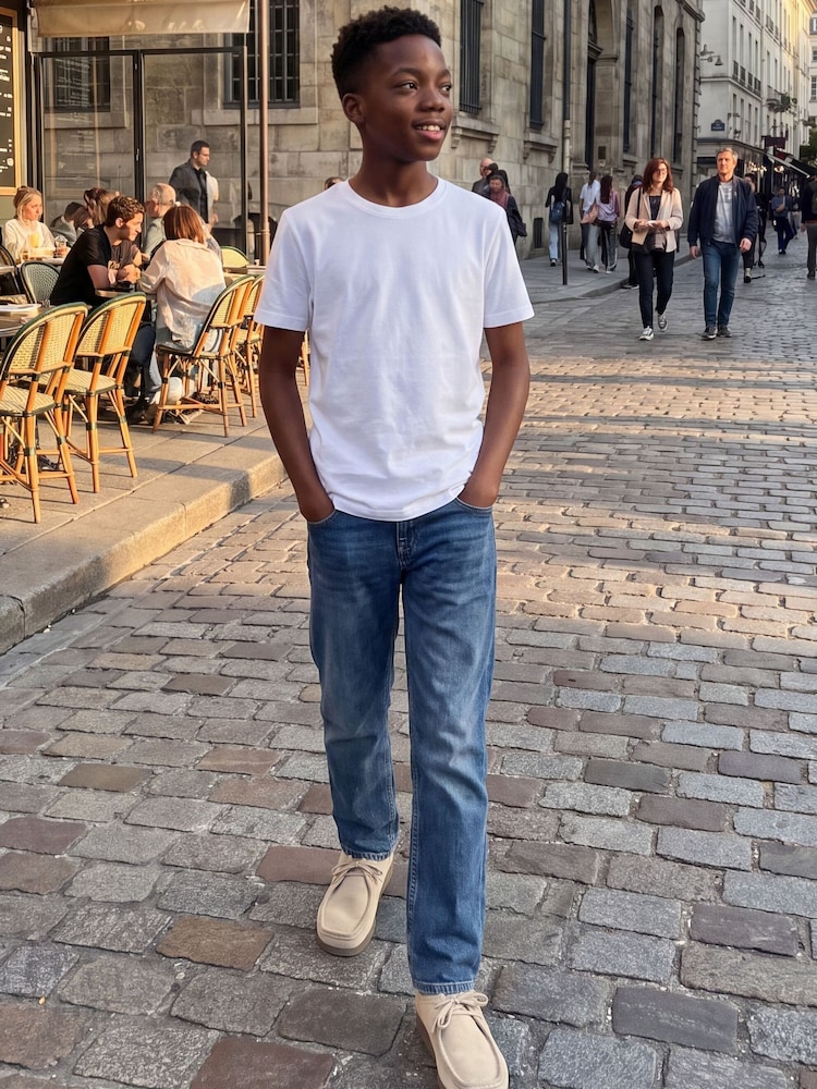 JACK & JONES Junior Denim Blue Chris Relaxed Fit Jeans (8-16 Yrs) - Image 1 of 9