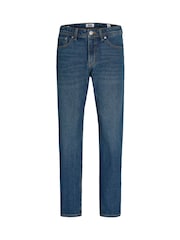 JACK & JONES Junior Denim Blue Chris Relaxed Fit Jeans (8-16 Yrs) - Image 6 of 9
