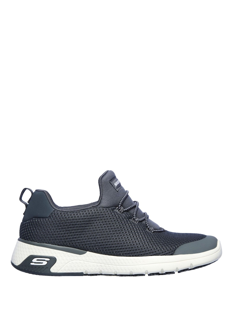 Skechers Grey Marsing Waiola SR Trainers - Image 1 of 3