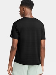 Nike Black Dri-FIT Miler Running T-Shirt - Image 2 of 5
