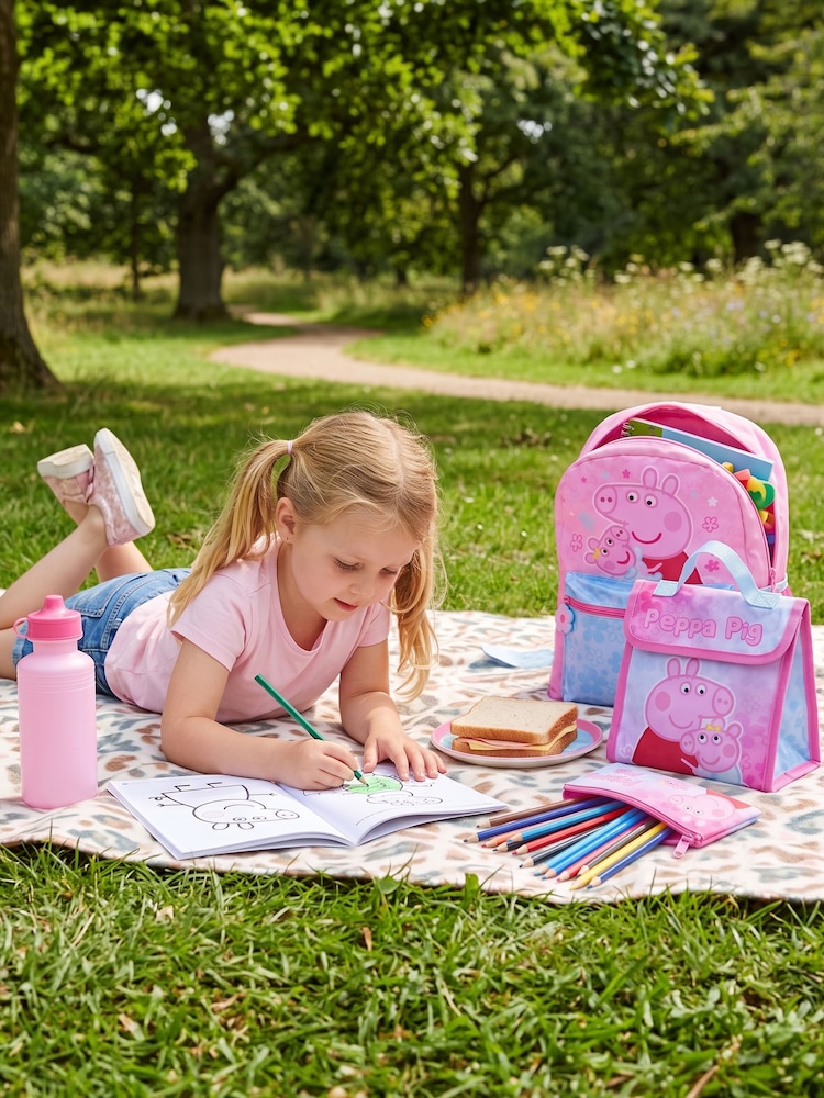 Character Peppa Pig Backpack, Lunchbag, Water Bottle And Pencil Case Set 4 Piece - Image 11 of 11 Character Peppa Pig Backpack, Lunchbag, Water Bottle And Pencil Case Set 4 Piece - Image 11 of 11