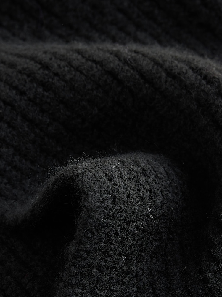 Black Cosy Tapered Scarf (3-16yrs) - Image 2 of 3