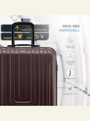 Flight Knight 56x45x25cm EasyJet Overhead 8 Wheel ABS Hard Case Cabin Carry On Hand Luggage - Image 2 of 7
