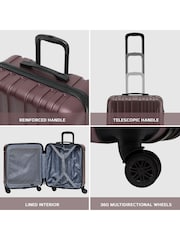 Flight Knight 56x45x25cm EasyJet Overhead 8 Wheel ABS Hard Case Cabin Carry On Hand Luggage - Image 7 of 7