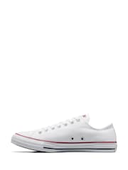 Converse White Chuck Taylor Ox Trainers - Image 4 of 8