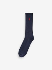 Polo Ralph Lauren Multicolour Cotton Crew Logo Socks 6 Pack - Slika 5 iz 7