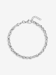 Inicio Silver Plated Waterproof Oval Chain Bracelet - Image 1 of 1