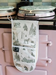 Avalon Home Festive Toile Forest Oven Gloves - صورة 4 من 5