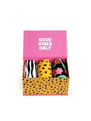 Tache Black Pack of 3 Socks Gift Set - Image 1 of 2