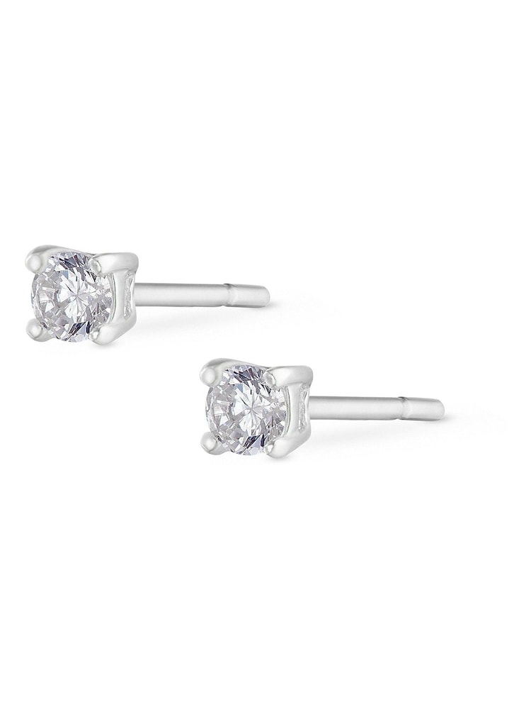 Beaverbrooks Sterling Silver Moon And Stars Earring Set - Image 2 of 6