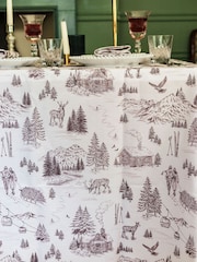 Avalon Home Festive Toile Tablecloth - Image 1 of 6
