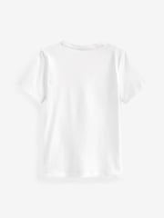 Голубая хлопковая пижама для девочек с логотипом Calvin Klein - Изображение 7 из 11