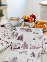 Avalon Home Festive Toile Tea Towel - 7의 이미지 4