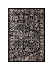 Asiatic Rugs Black Sovereign Vintage Floral Rug - Image 2 of 4
