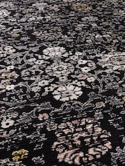 Asiatic Rugs Black Sovereign Vintage Floral Rug - Image 4 of 4