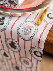 Avalon Home Red Stripe the Halls Table Runner - Image 3 of 6