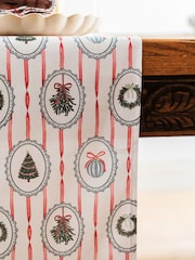 Avalon Home Red Stripe the Halls Table Runner - Image 4 of 6