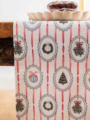 Avalon Home Red Stripe the Halls Table Runner - Image 5 of 6