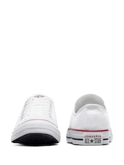 Converse White Standard Fit Chuck Taylor All Star Ox Trainers - Image 7 of 10
