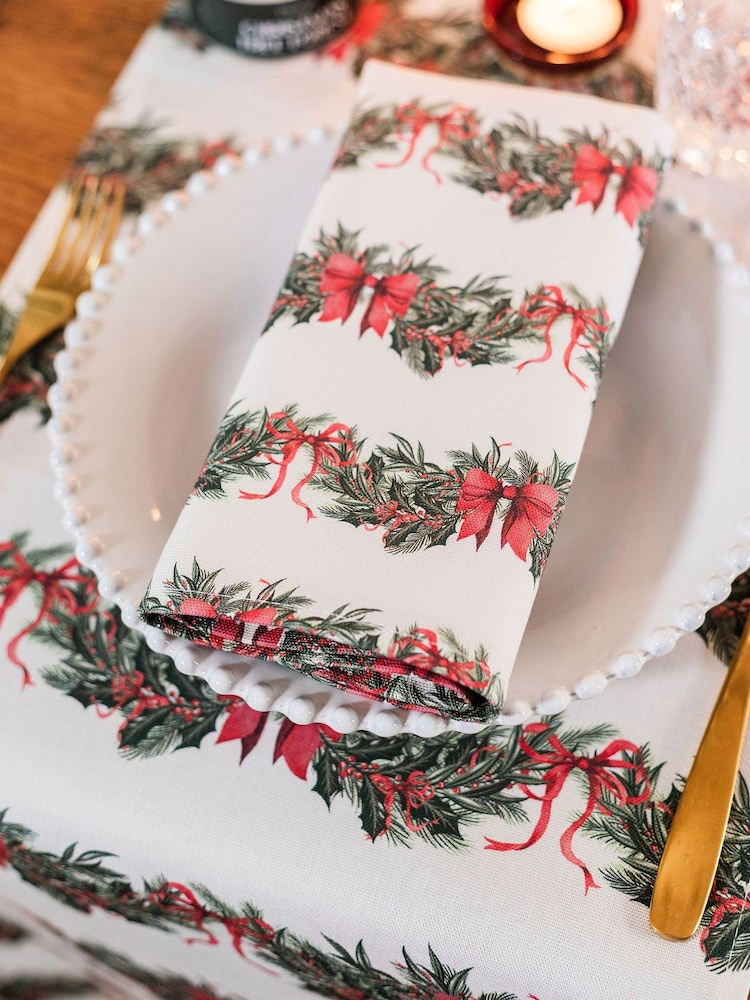 Avalon Home Set of 2 Sweeping Garlands Napkins - Εικόνα 2 από 4 Avalon Home Set of 2 Sweeping Garlands Napkins - Εικόνα 2 από 4
