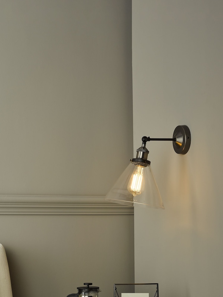 Dar Lighting Silver Ray Wall Light - Image 1 of 4 Dar Lighting Silver Ray Wall Light - Image 1 of 4