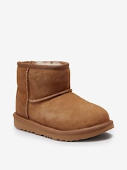 UGG Chestnut Brown Kids Classic Mini Boots - Image 1 of 5