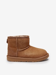 UGG Chestnut Brown Kids Classic Mini Boots - Image 2 of 5