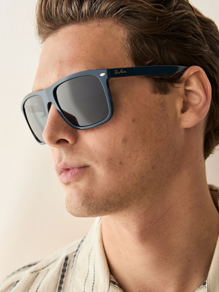 Blau - Ray-Ban Boyfriend Two Sonnenbrillen - Bild 8 von 8