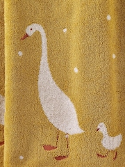 Yellow Goose And Friends 100% Cotton Towel - Image 4 of 4
