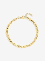 Inicio Gold Plated Waterproof Oval Chain Bracelet - Image 1 of 1