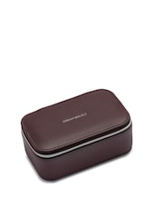 Estella Bartlett Brown Brown Saffiano Mini Jewellery Box - Image 1 of 4