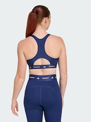 adidas Blue Techfit Bra - Image 2 of 9