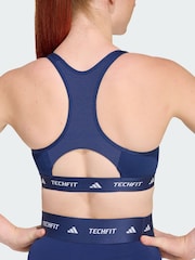 adidas Blue Techfit Bra - Image 4 of 9
