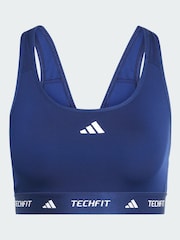 adidas Blue Techfit Bra - Image 7 of 9