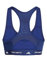 adidas Blue Techfit Bra - Image 8 of 9
